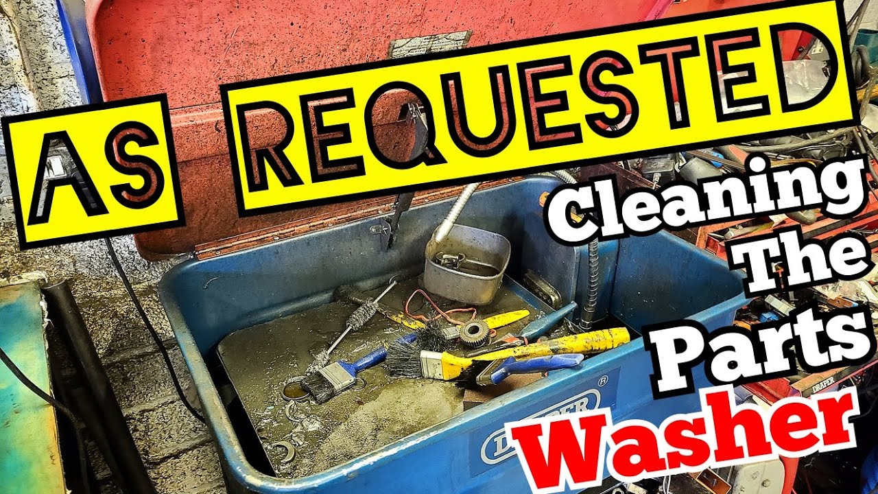 Requested Video. Cleaning out the dirty parts washer bath.