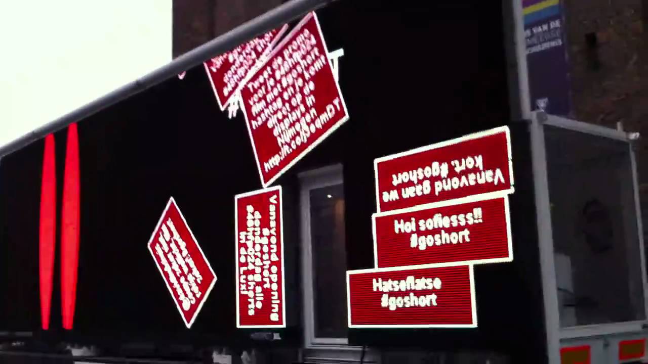 GoShort 2011 Twitter wall