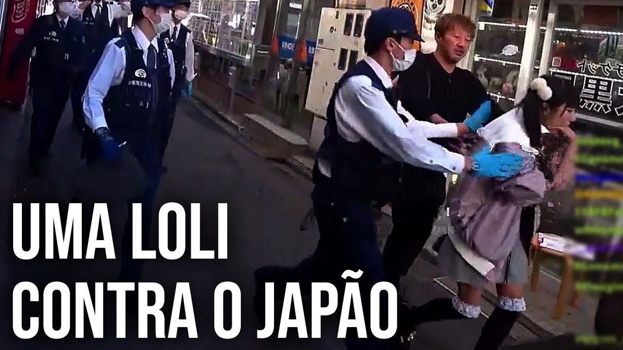 JAPONESA FUGINDO DA POLÍCIA NO JAPÃO