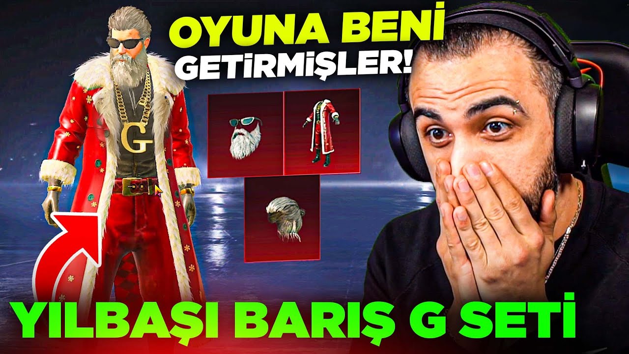 OYUNA YILBAŞI BARIŞ G SETİ GELDİ!! 😱 (YAYINDA ŞOK OLDUK) | PUBG MOBILE