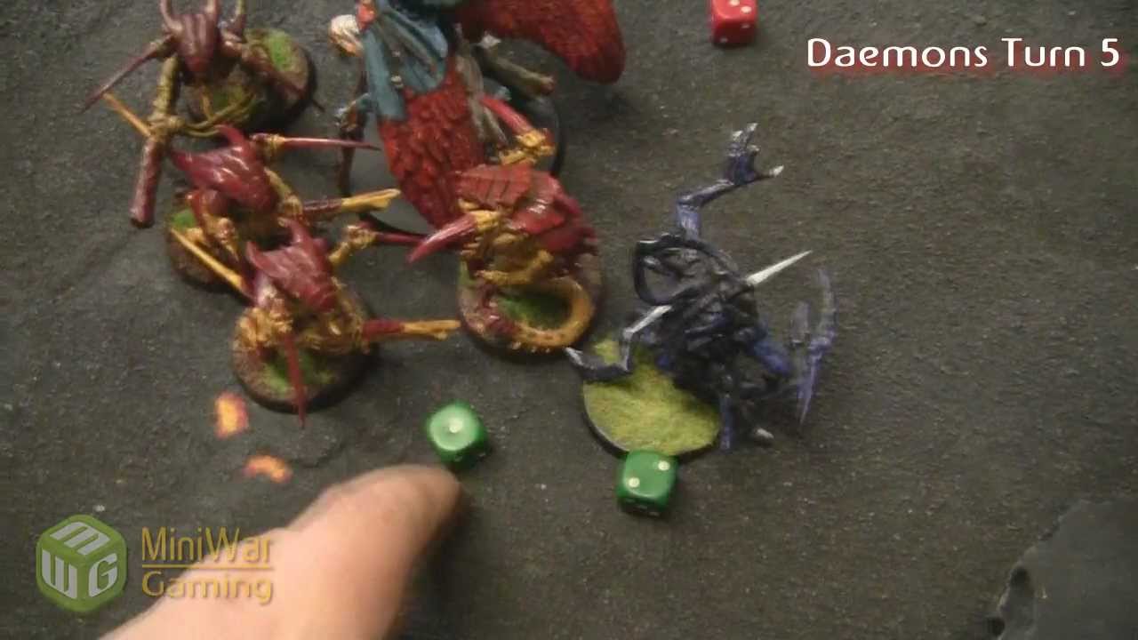 Daemons vs Tyranids Planetstrike Battle Report - Part 4/4 - Beat Matt Batrep