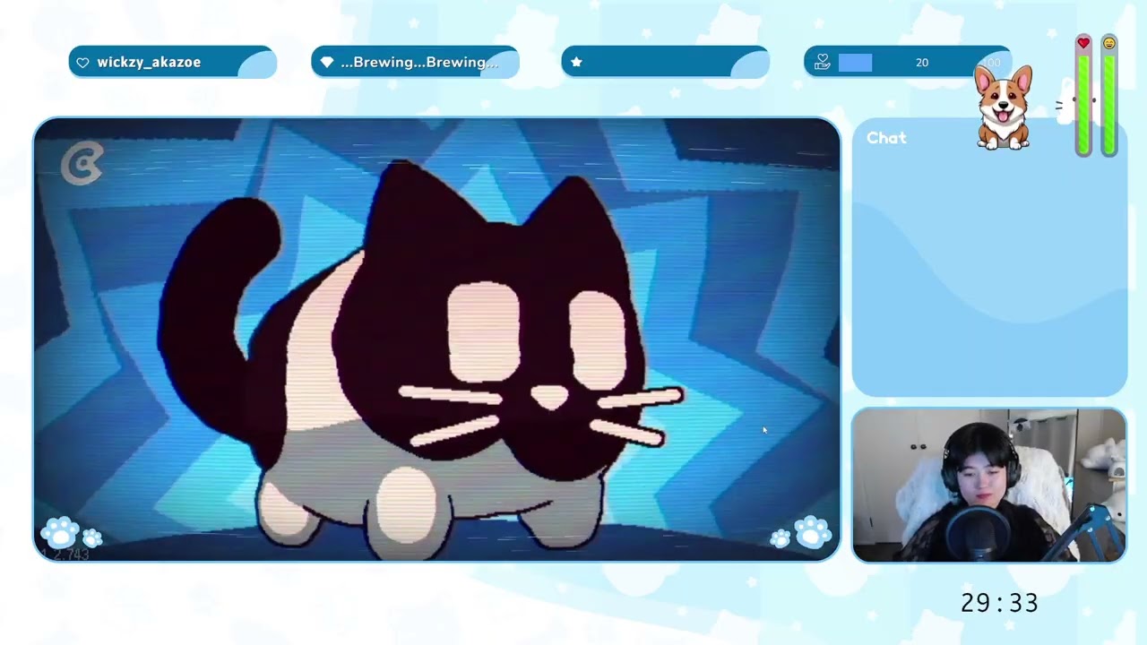 [VOD] 3 CAT GAMES ☕ eepy morning vibes (30/31 days)
