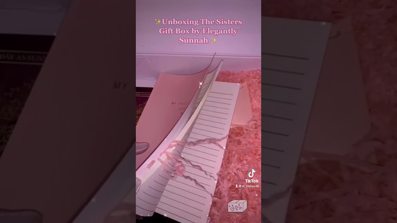Unboxing The Sisters Gift Box by Elegantly Sunnah 😍