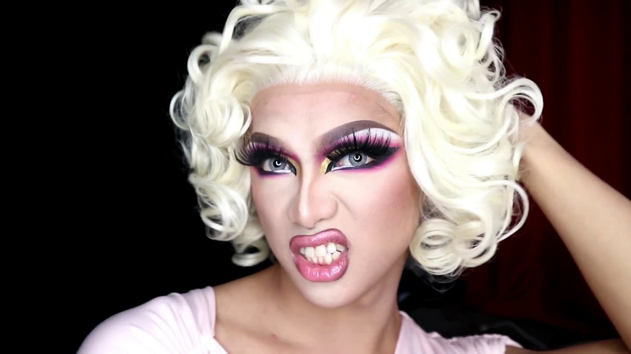 Simple Cut Crease Drag Make Up Transformation