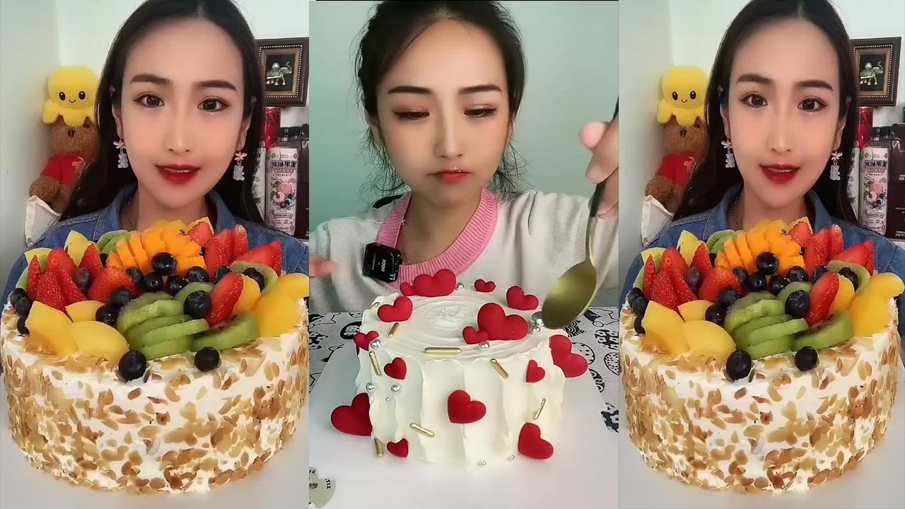 ASMR MOUSE CAKE || LAVA CAKE, MOCHI, CREPE ROLL CAKE
