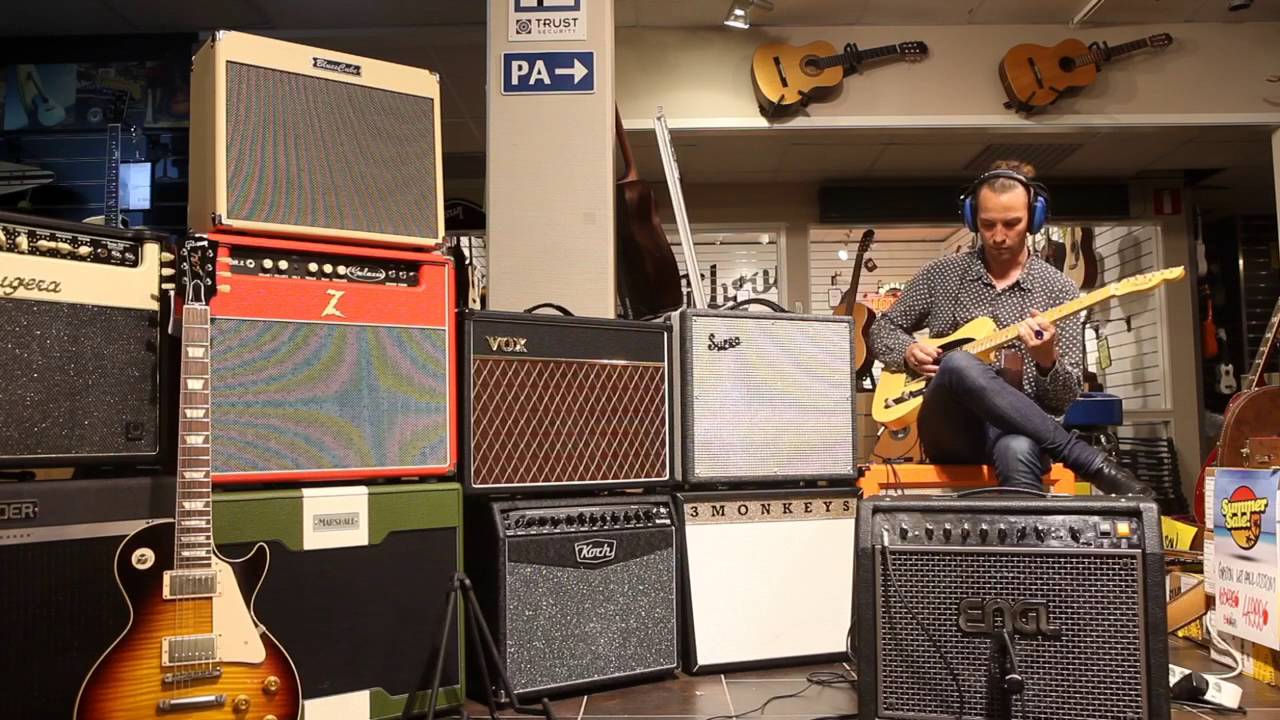 12 CRANKED Guitar Amps Comparison on a TELECASTER
