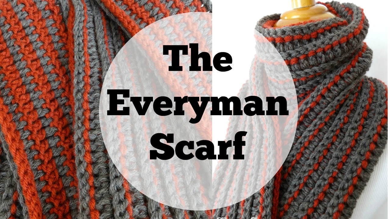 How to Crochet the Every Man Scarf