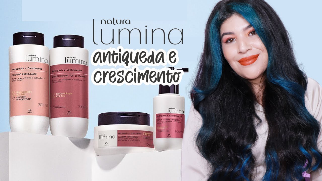 ❤️NATURA LUMINA ANTIQUEDA E CRESCIMENTO: Fortalecimento, crescimento e ação antiquebra para os fios
