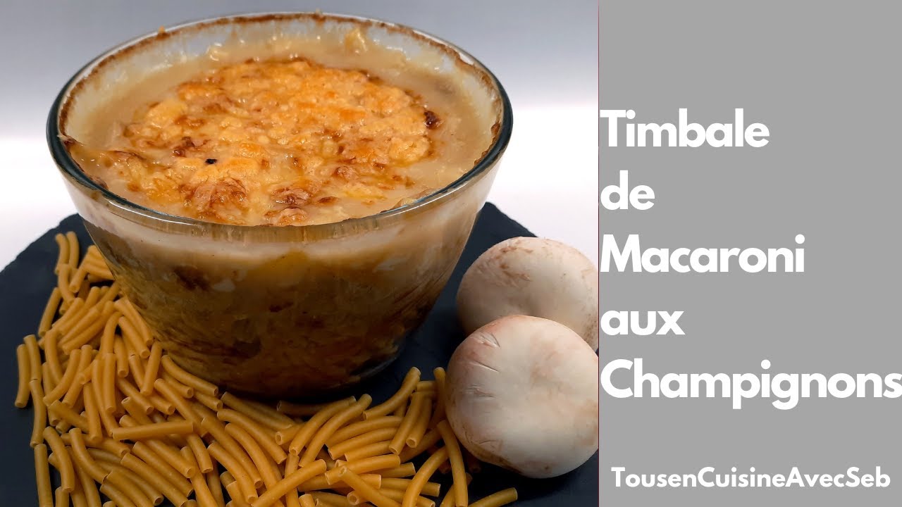 RECETTE de MACARONI et CHAMPIGNONS (Tous en cuisine avec Seb)