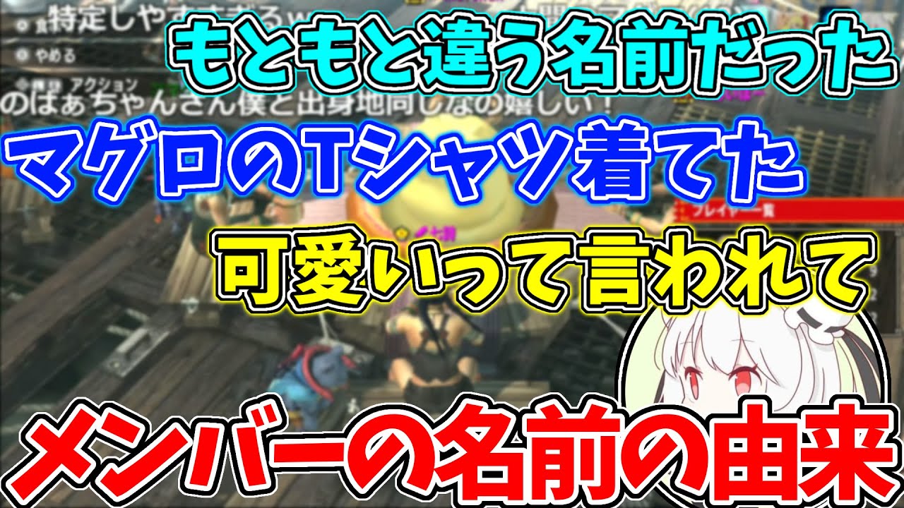 【質問コーナー】放浪記メンバーの名前の由来について【2022/6/22】