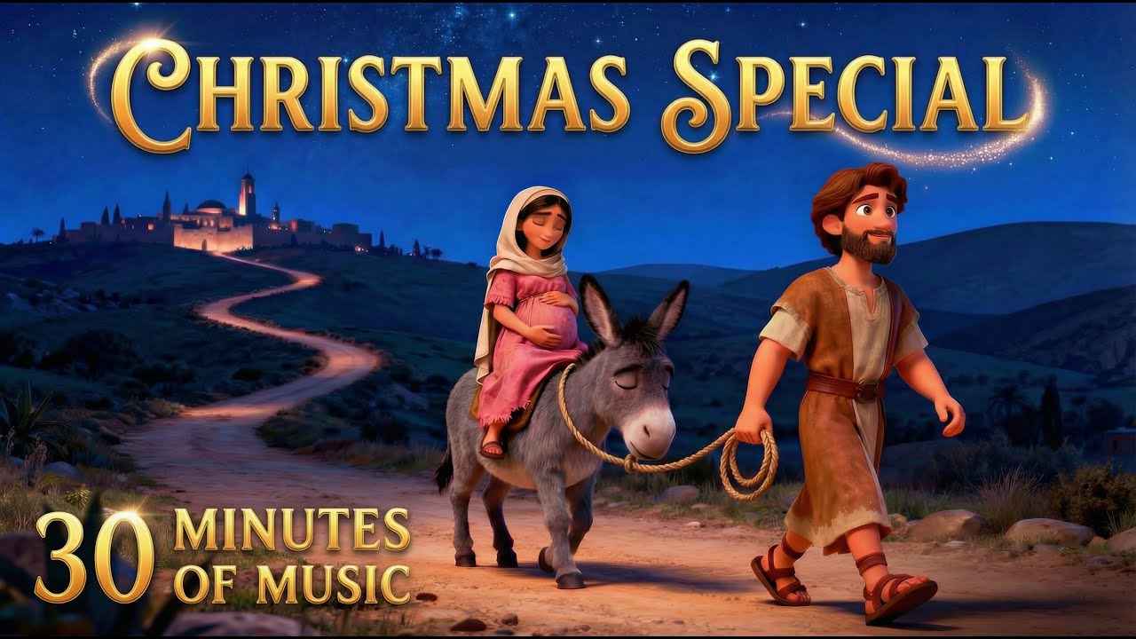 CHRISTMAS SPECIAL: 30 Minutes of Songs About the Birth of Jesus! 🌟🎶 (Compilation)