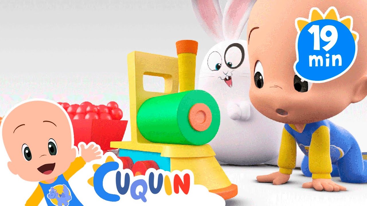 Learn the colors with Cuquin's Magic Train 🚂🌈 | Educational videos with Cleo and Cuquin