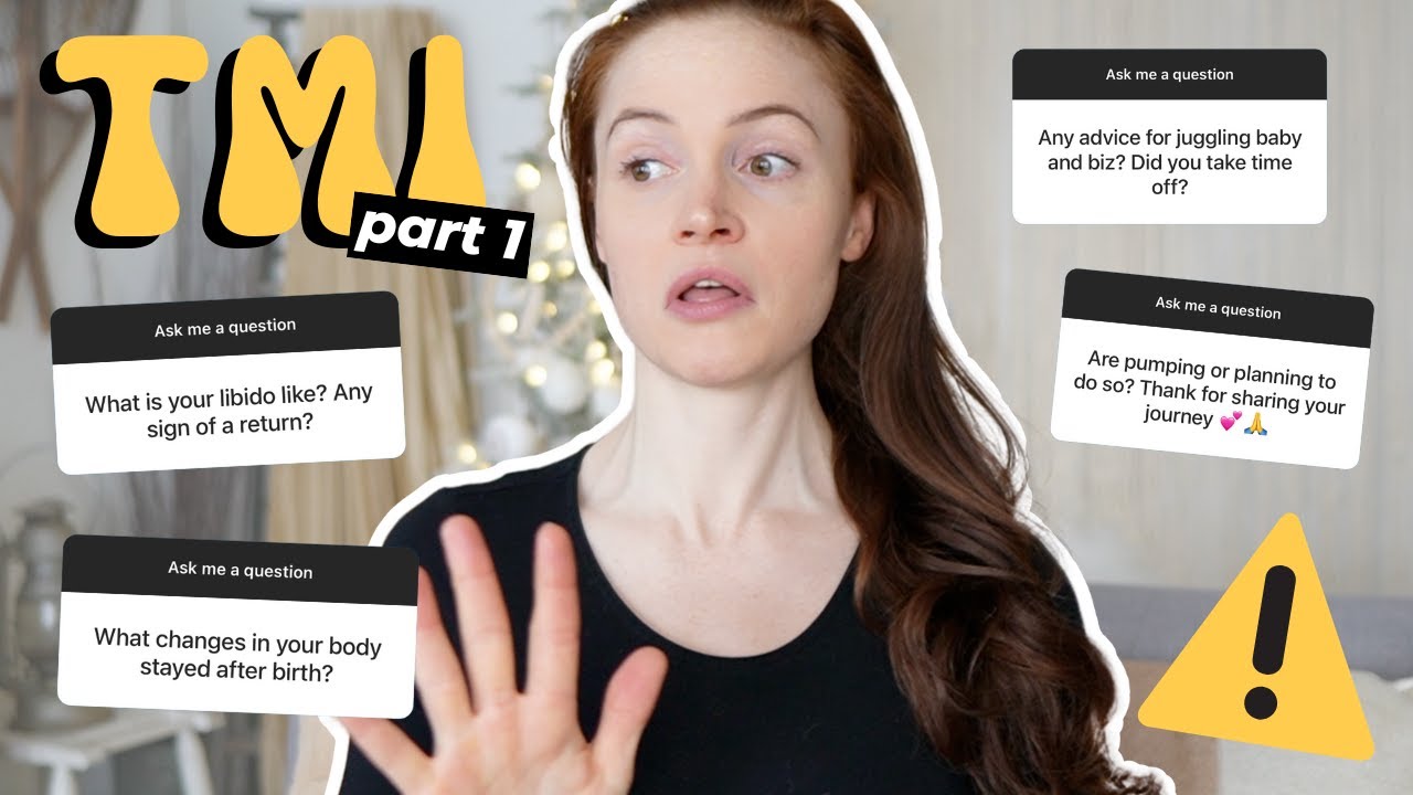 TMI TALK: Postpartum Q&A (pt1)…Mental Health, Postpartum $ex, Pumping, Work Life Balance