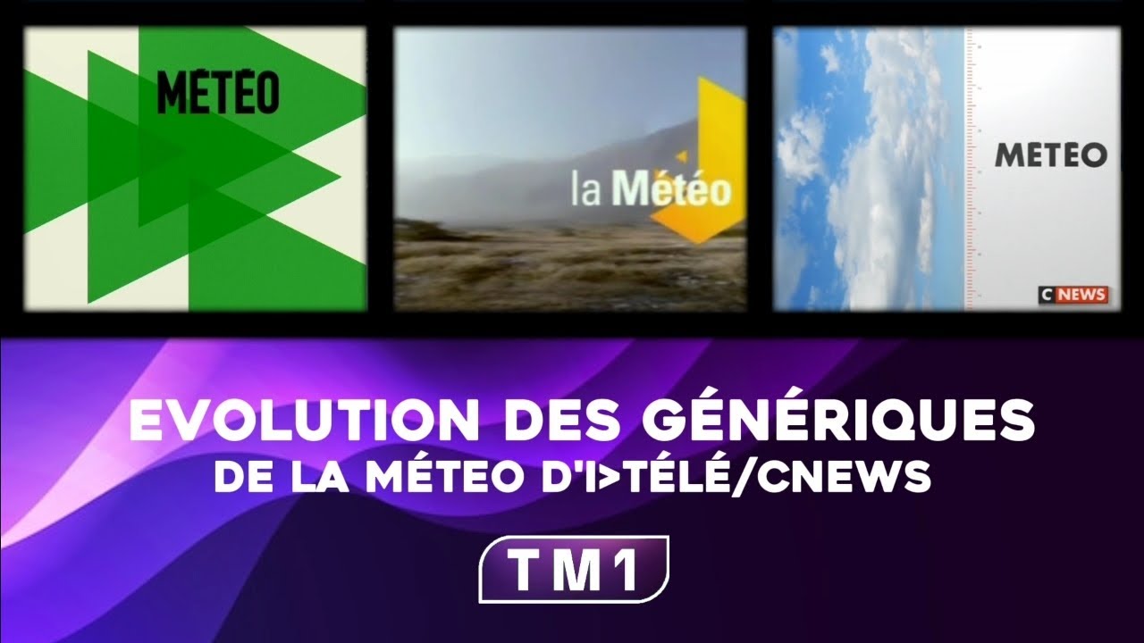 Evolution Des Génériques De La Météo D'ITélé/CNews (Depuis 1999)