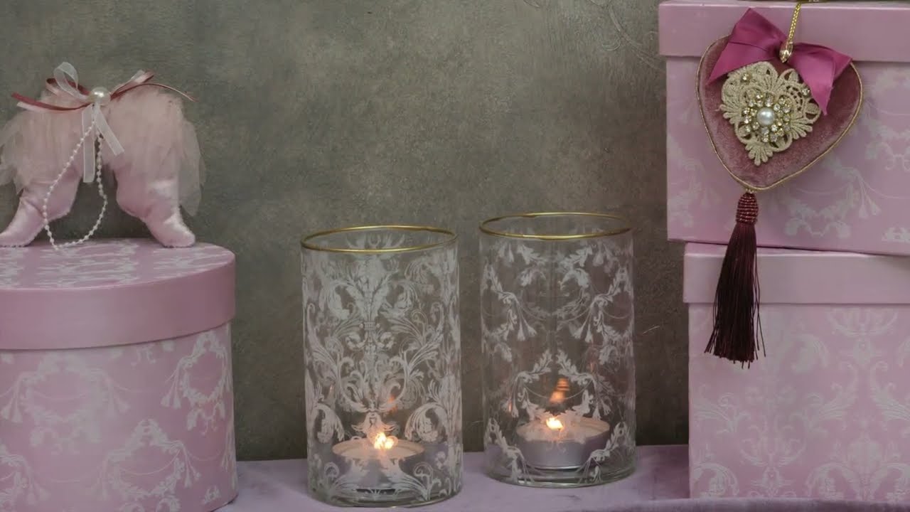 DIY LaBlanche Silkscreen Stencil with Heavy body Gel & 3 D Powder