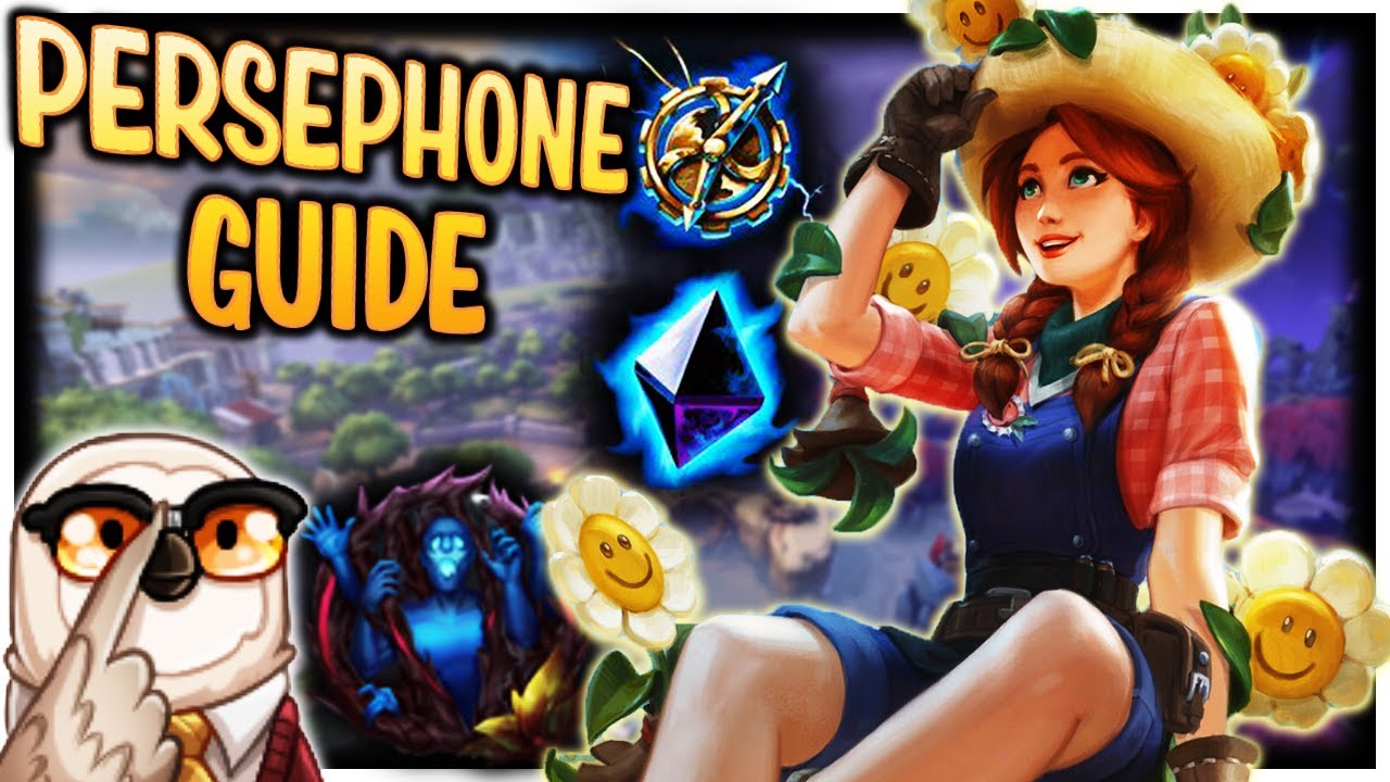 PERSEPHONE GUIDE: HOW TO BUILD A GARDEN! | Incon | Smite