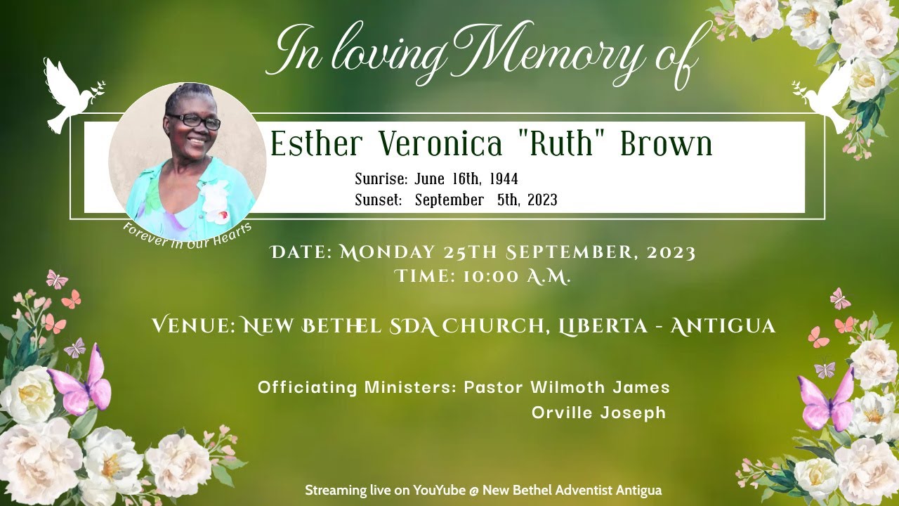 In Loving Memory of Esther Veronica 