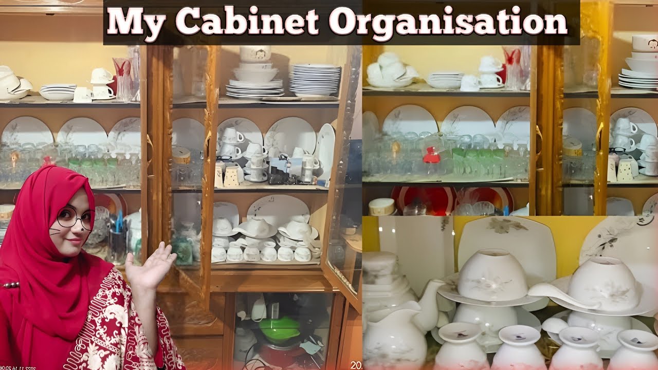How To Organize A Cabinet / Showcase Decoration Ideas / Ideas / ওয়াল শোকেস / cabinet design