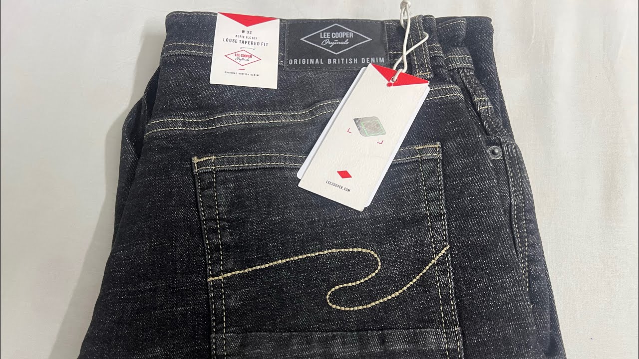 Lee Cooper Loose tapered fit jeans unboxing