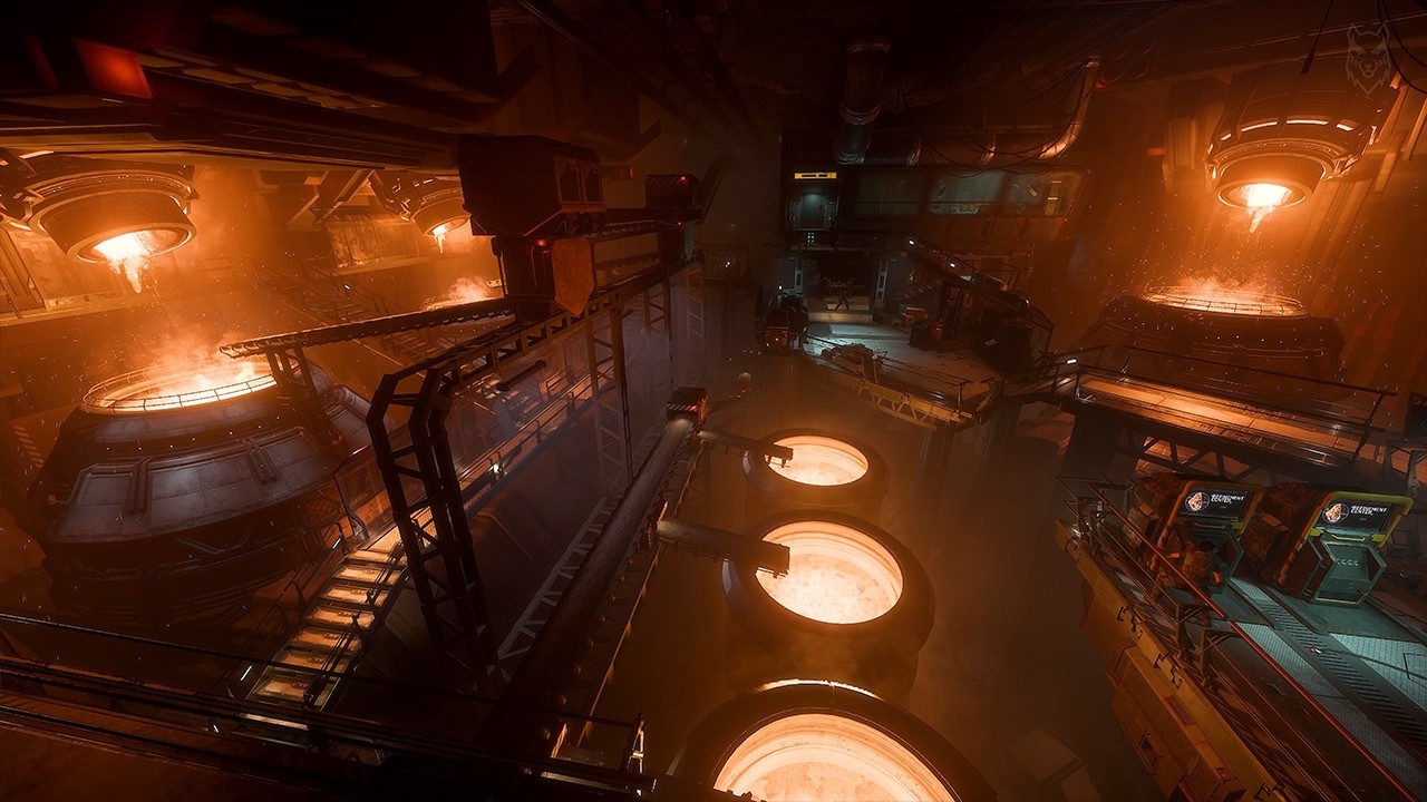 Star Citizen Ambience | Levski Refinery | Molten Metal, Deep Rumble & Safety Alarms