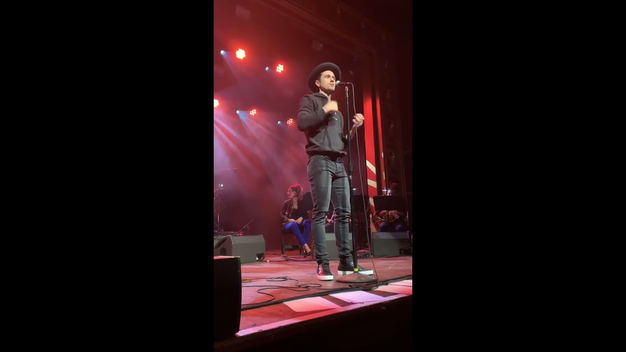 Aaron Tveit at Webster Hall - Something Just Like This (Coldplay & The Chainsmokers)