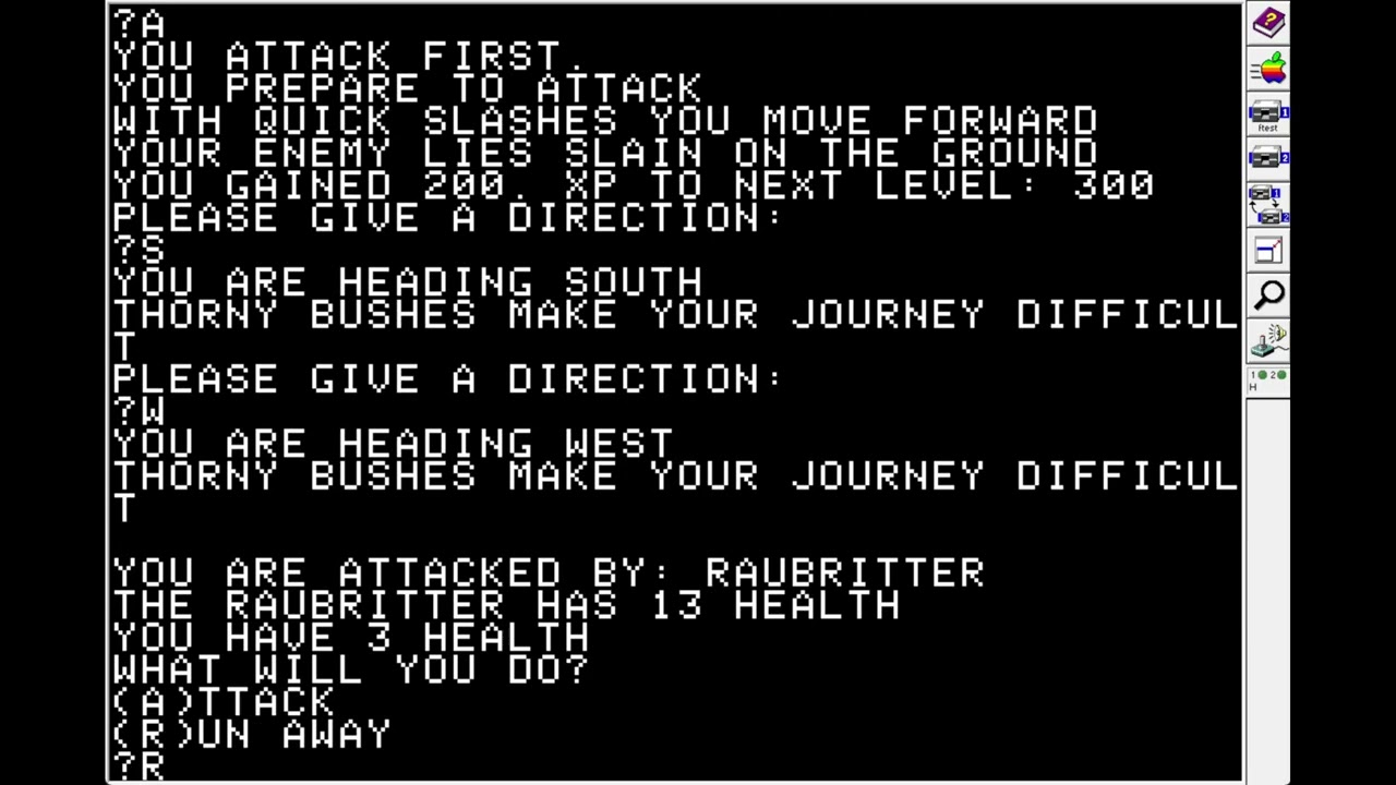 Wayfarer and the Red Forest - 2024 - Apple II