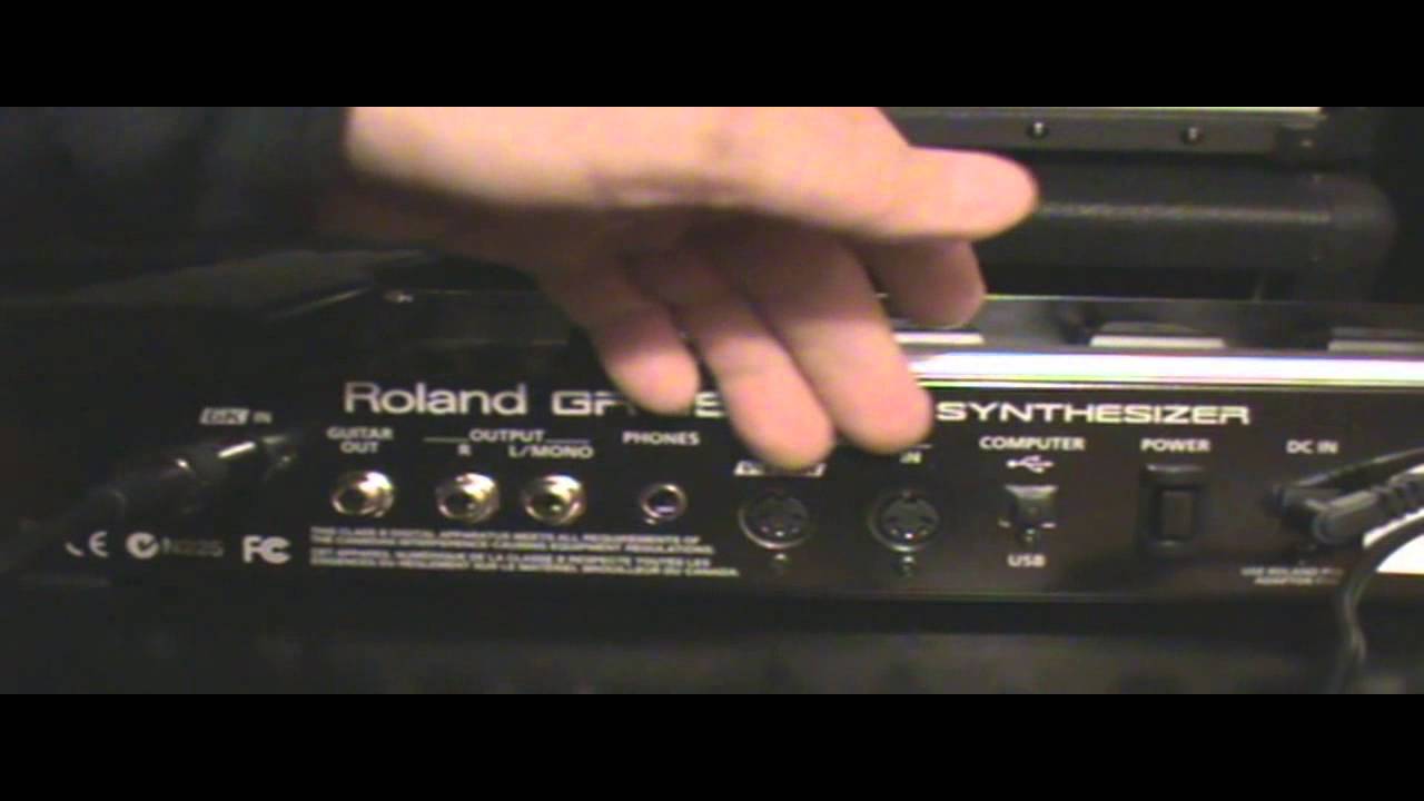 Подключения Roland GR-55