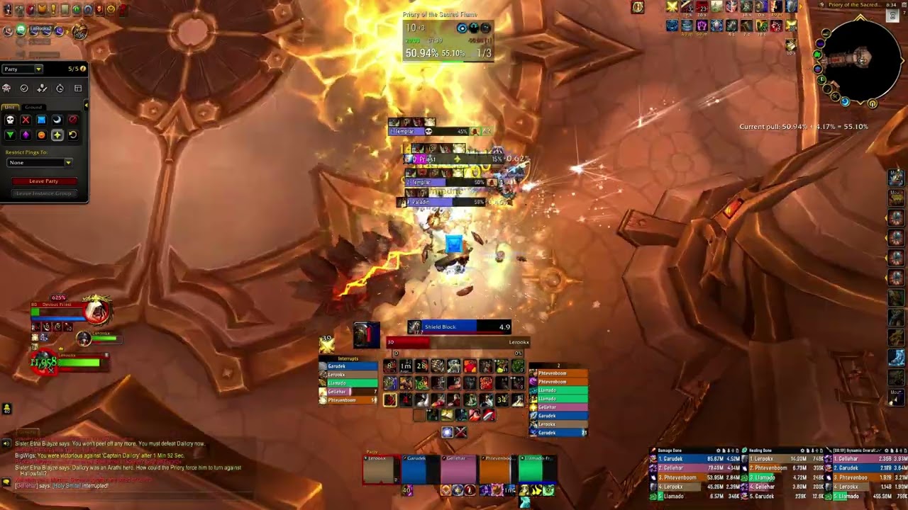 Priory of the sacred flame +10, 2500IO Protection warrior OCE