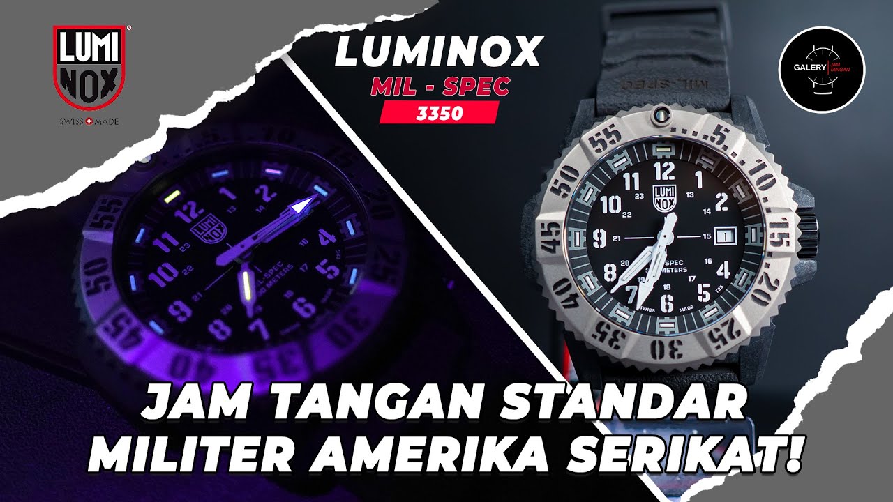 JAM TANGAN LUMINOX MIL- SPEC 3350 - GALERY JAM TANGAN