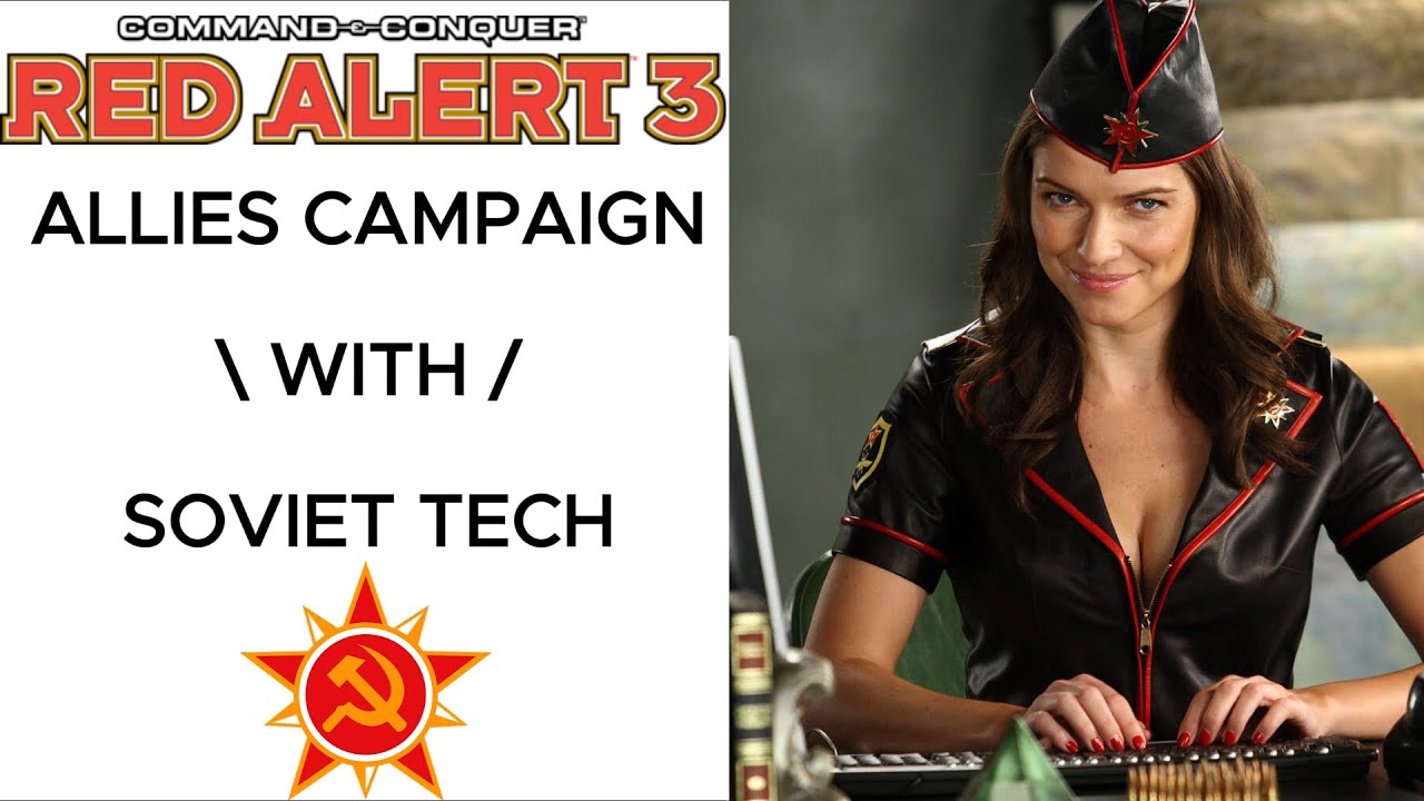 Red Alert 3 Allies Campaign with the Soviet Tech (Full Gameplay/Cheats Active)