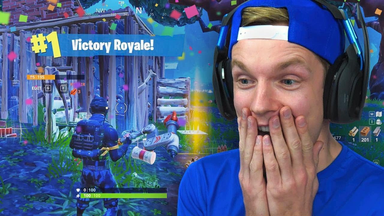 WORDT DIT MIJN 1E WIN?! - Fortnite #1