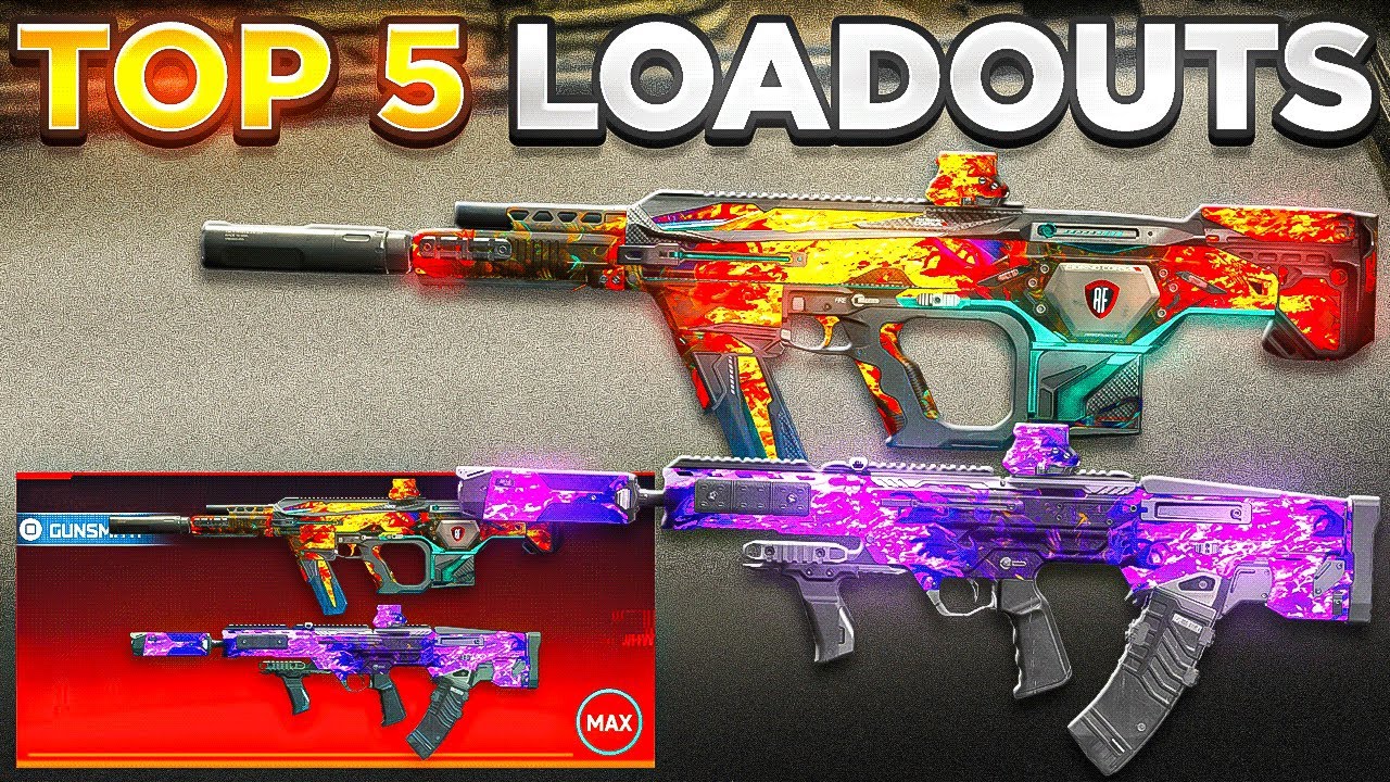 TOP 5 *META* ASSAULT RIFLE LOADOUTS in WARZONE! 👑