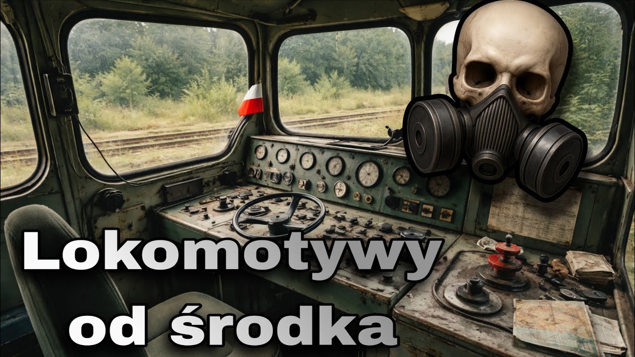 Opuszczone lokomotywy od środka