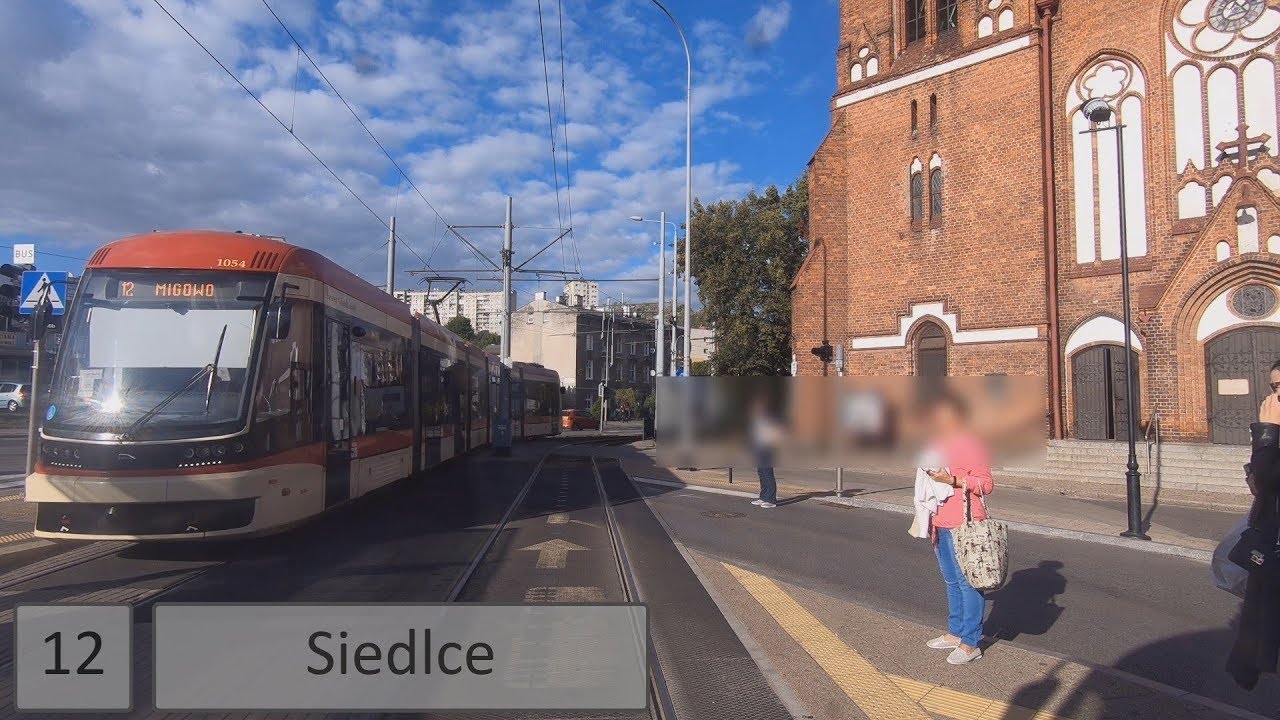 Tramwaje Gdańsk 2019. Linia 12 - TRAM CAB RIDE