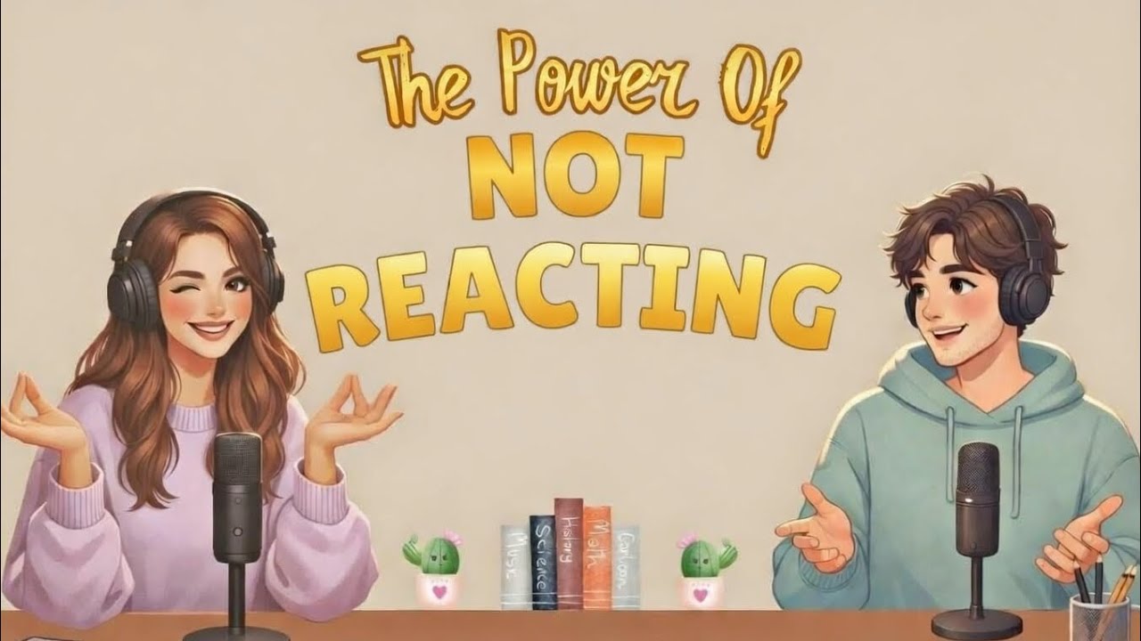 English Podcast For Easy EnglishConversation |The Power Of Not Reacting |Learn English Fast