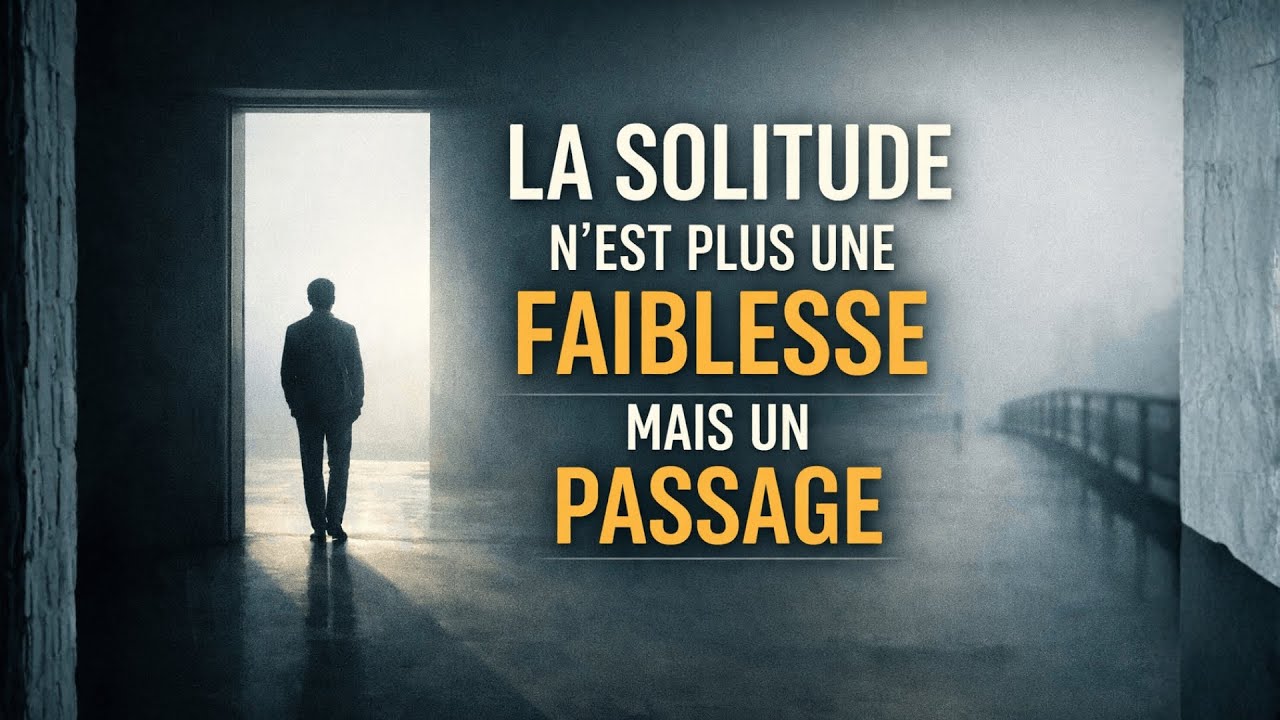 Ce moment où la solitude n’est plus une faiblesse, mais un passag