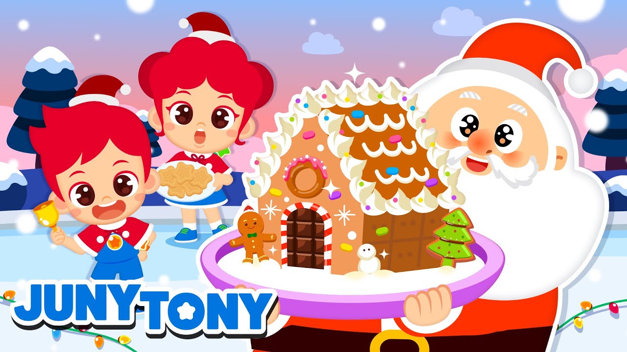 Makan Malam Natal dengan Santa 🍪🎅 | Lagu Natal | Selamat Natal | JunyTony Bahasa Indonesia