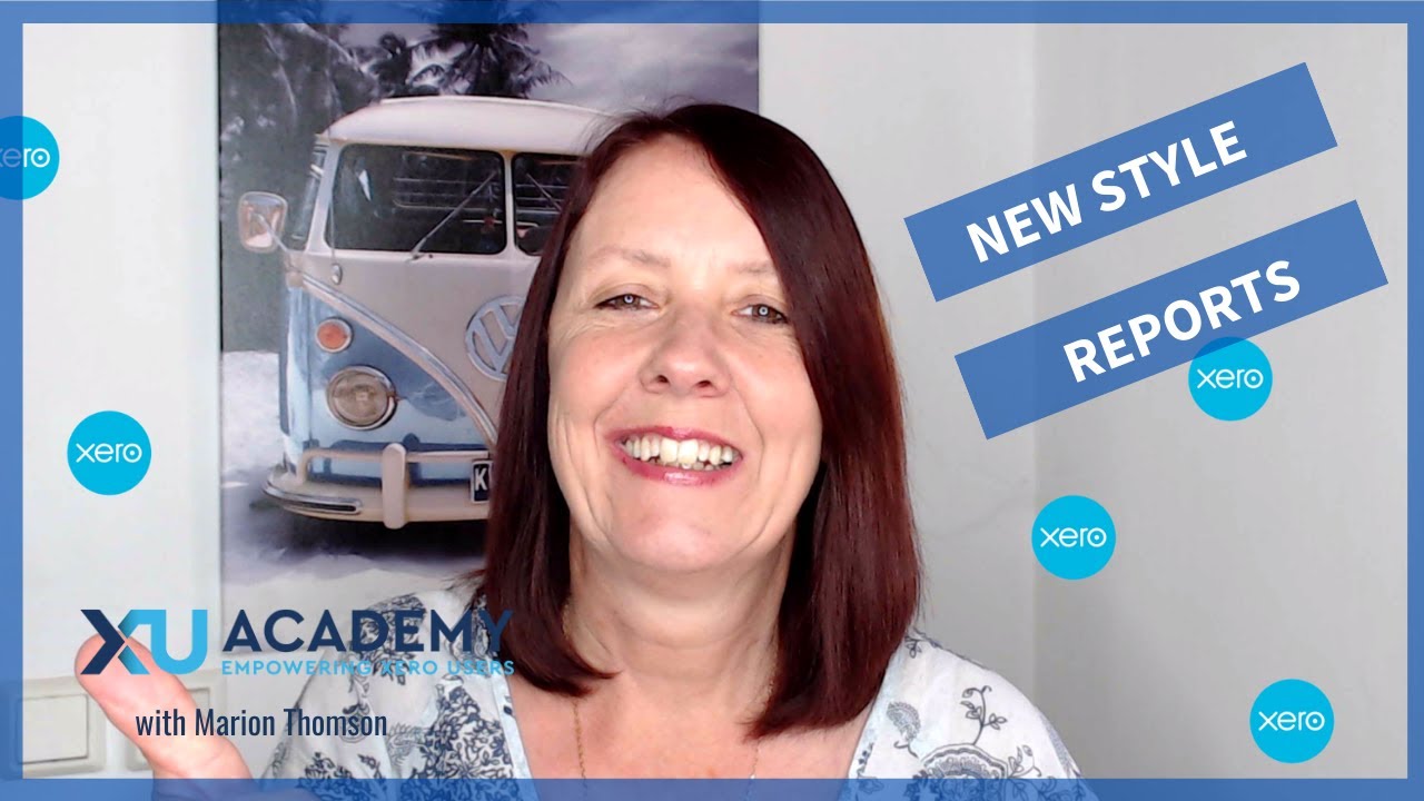 New Style Reports in Xero