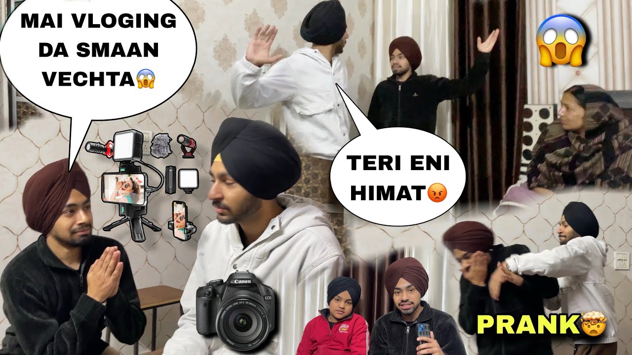 VLOGING DA SMAAN VECHTA😱PRANK ON HARSH🤯HARSH RON LAG GYA😡PRANK GONE WRONG