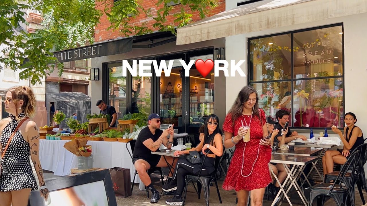 [4K]🇺🇸NYC Summer Walk🗽Exploring Trendy TriBeCa, NYC 😎❤️‍🔥Hot Summer Day in Manhattan | July 2025