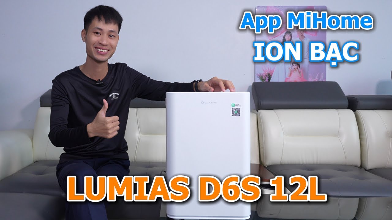 Review máy hút ẩm Lumias D6S 12L - Mùa nồm sẽ cần