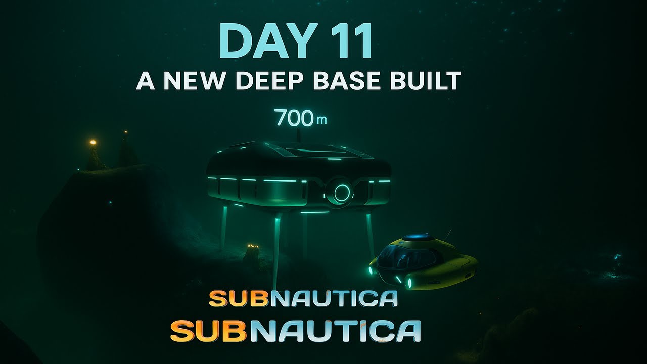 11-Day 11: A New Deep Base Built 🌌 | 700m Below the Surface – Subnautica Survival