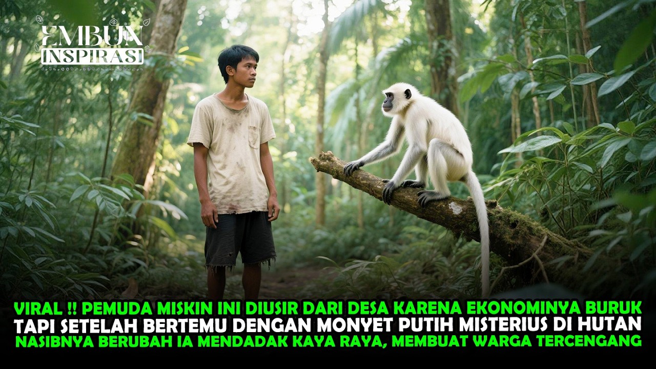 VIRAL !! DIUSIR WARGA KARENA MISKIN, PEMUDA INI MENDADAK KAYA RAYA SETELAH BERTEMU MONYET PUTIH