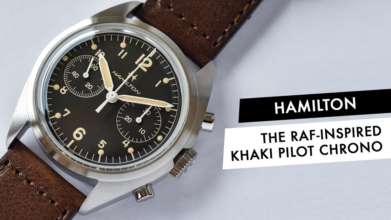 REVIEW: The Hamilton Khaki Pilot Pioneer Mechanical Chronograph 1970s RAF Re-Edition