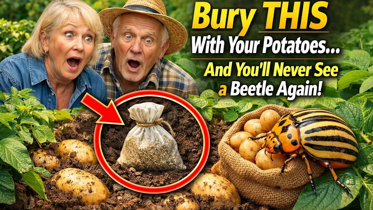 Bury THIS With Your Potatoes... And You'll Never See a Beetle Again!