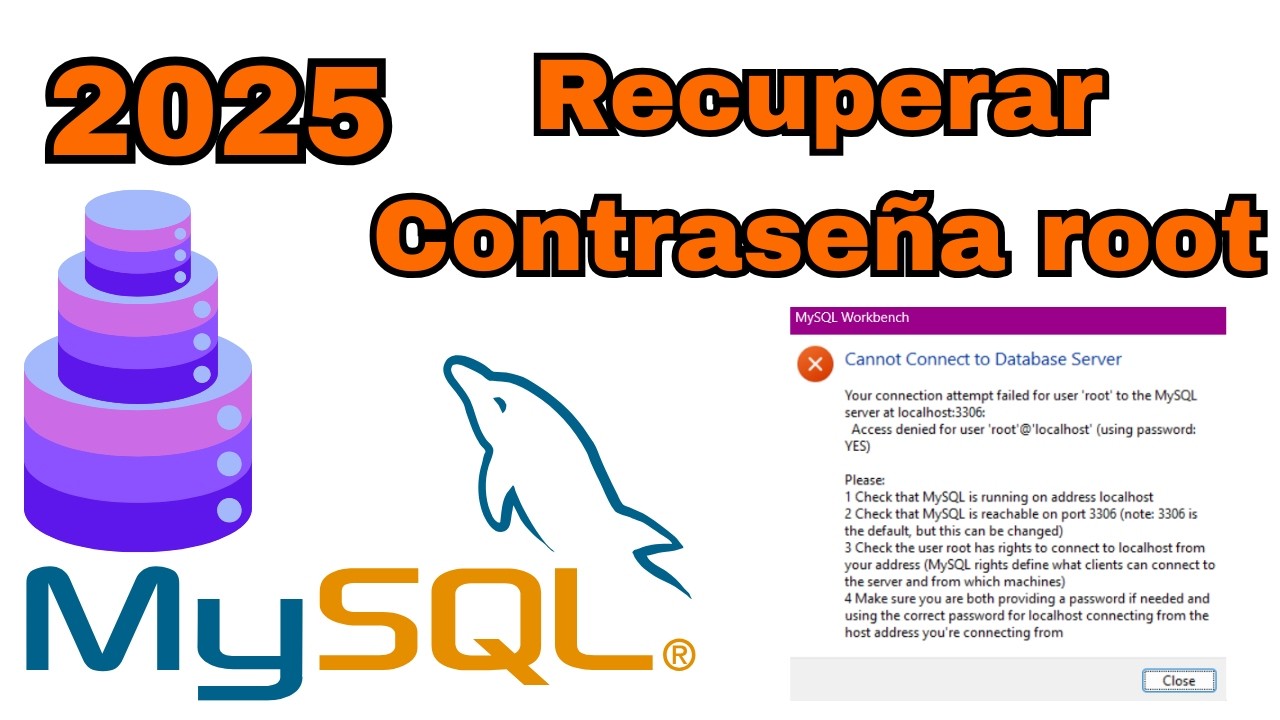 MySQL | Recuperar Contrase&ntilde;a ROOT | Restablecer | Sin Errores | Paso a Paso