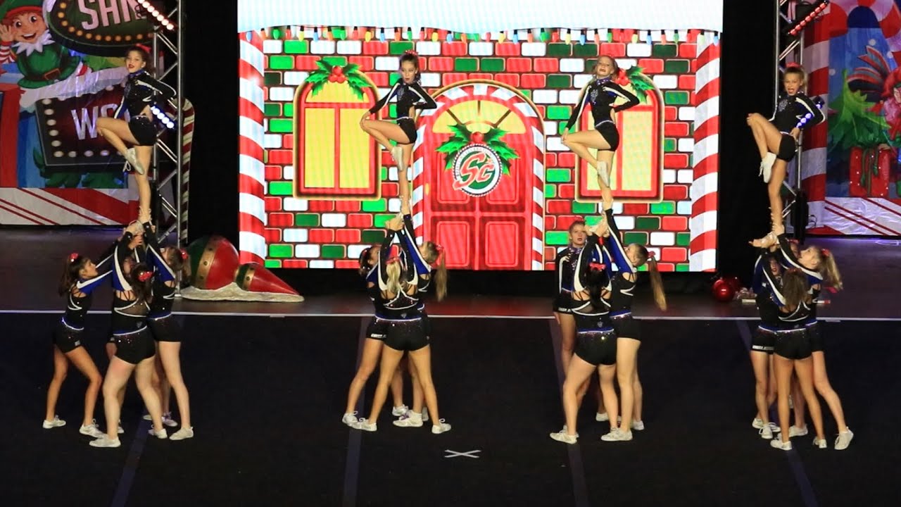 Cheer Athletics Firecats Spirit Celebration Christmas Grand Nationals Day 1