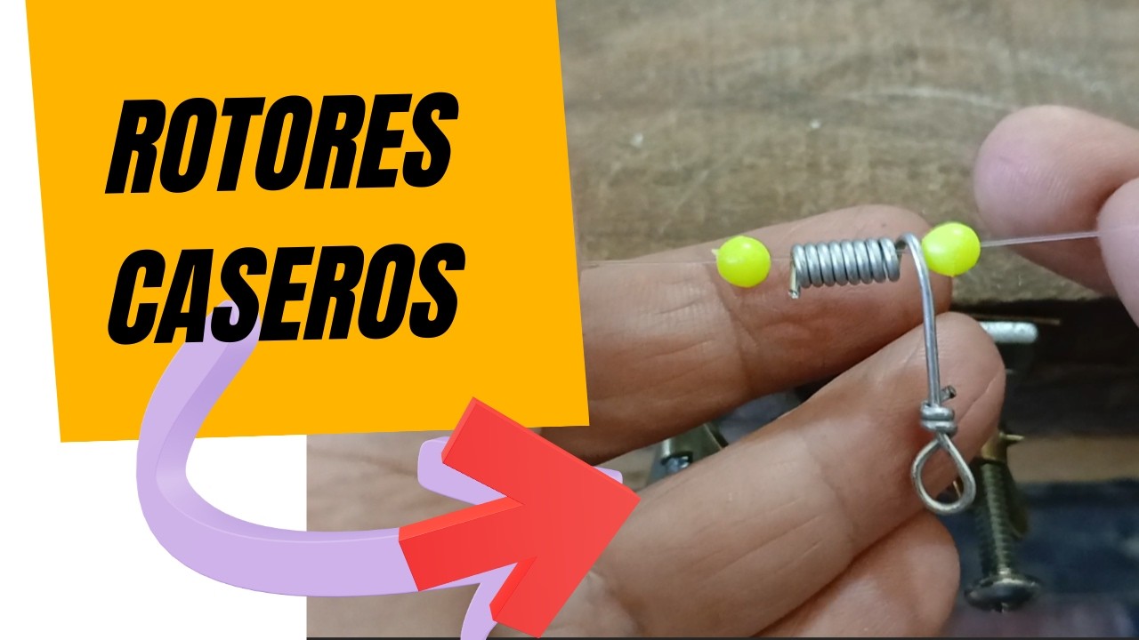 Hacé tus propios rotores de pesca en minutos y GRATIS