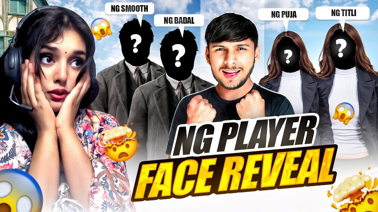 NG Esports Face Reveal 😱 | Cute Girl Rates All Members 😍❤️@Nonstop Gaming  Garena Free Fire