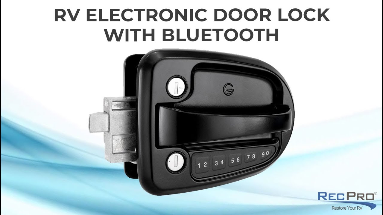 RV Electronic Door Lock With Bluetooth